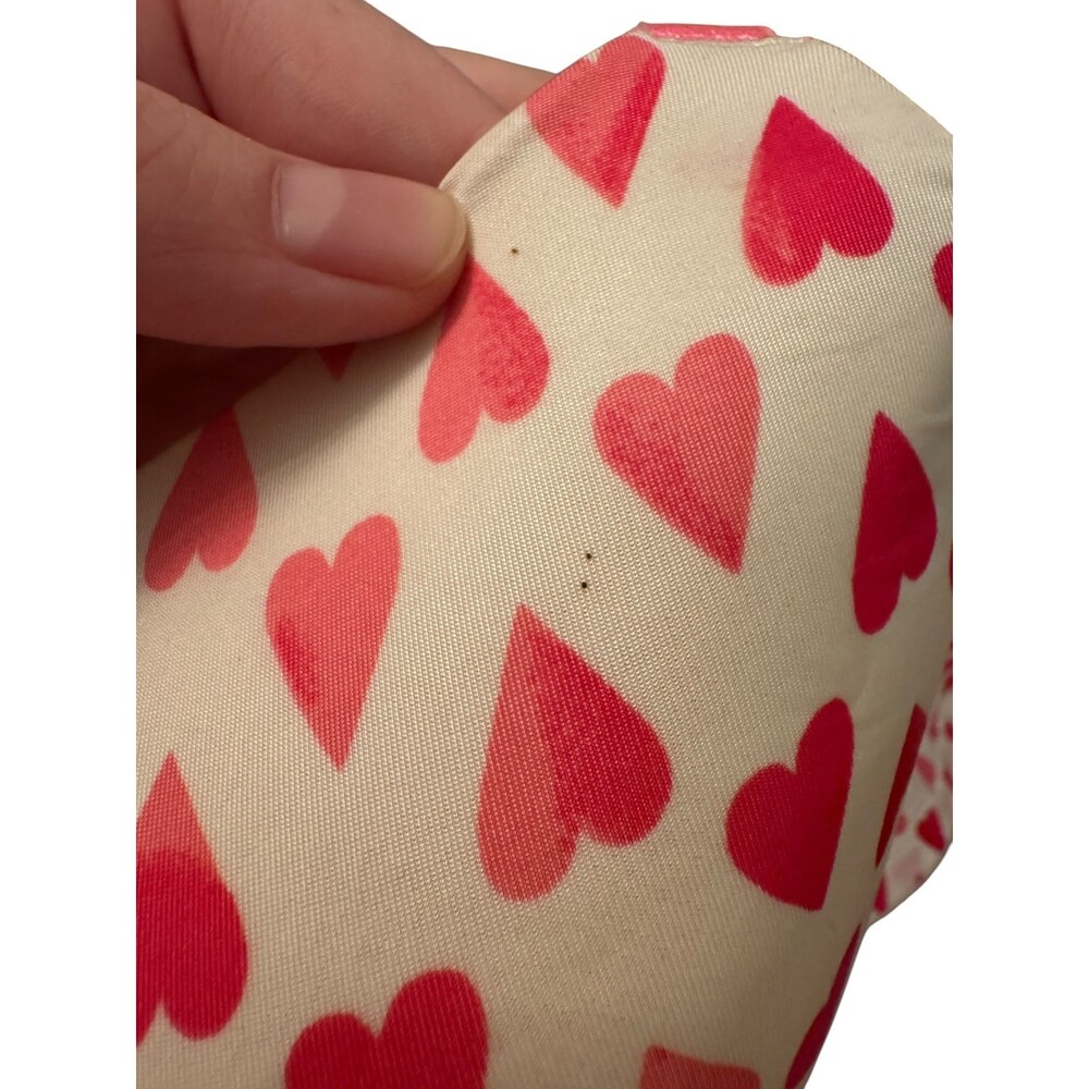 VICTORIA’S SECRET Valentines White Red Pink Hearts Push Up Underwire Bra 38DD - Picture 3 of 9